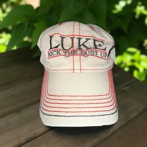 Khaki 2018 LUKE BRYAN Kick The Dust Up Tour Distressed Trucker Snapback Hat
